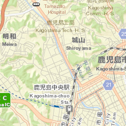 Kagoshima Shi Street Map