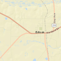 Edison Street Map