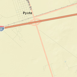 Ward County Street Map