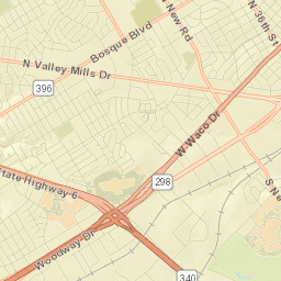 Woodway Street Map