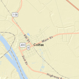 Colfax Street Map
