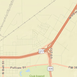 1601-2299 Sam Street, San Angelo, TX Street Map