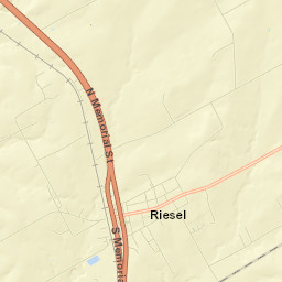 Riesel Street Map