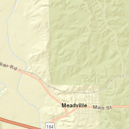 Meadville Street Map