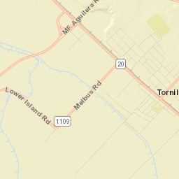 Tornillo Street Map