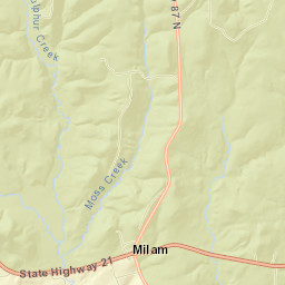 Milam Street Map
