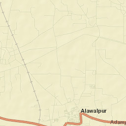 Alawalpur Street Map