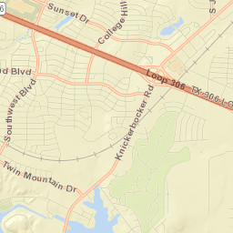 Tom Green County Street Map