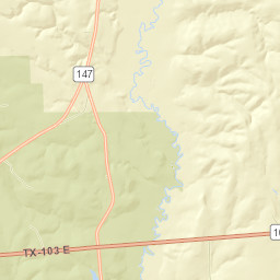 San Augustine County Street Map