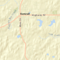 Sumrall Street Map