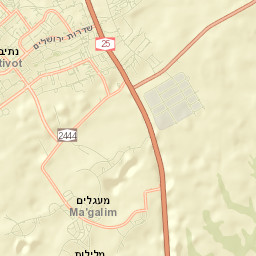 Netivot Street Map