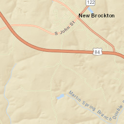 New Brockton Street Map