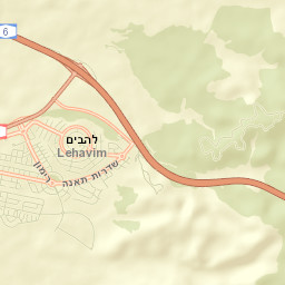 Lehavim Street Map