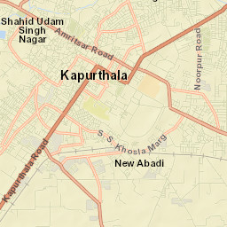 Kapurthala Street Map
