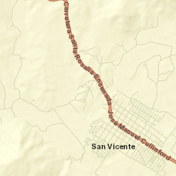 San Vicente Street Map