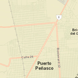 Puerto Peñasco Street Map