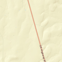 Concho County Street Map