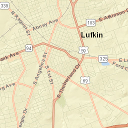 Lufkin Street Map