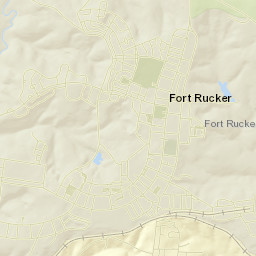 Fort Rucker Street Map