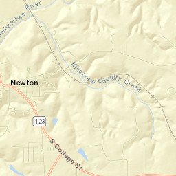 Newton Street Map