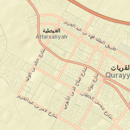 Qurayyat Street Map