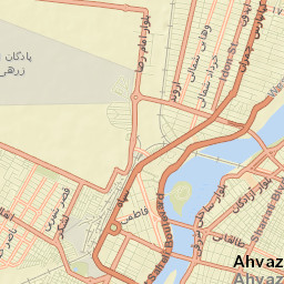 Ahvaz Street Map