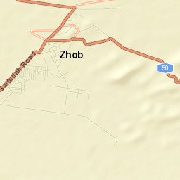 Zhob Street Map