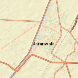 Jaranwala Street Map