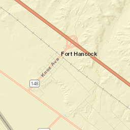 Fort Hancock Street Map