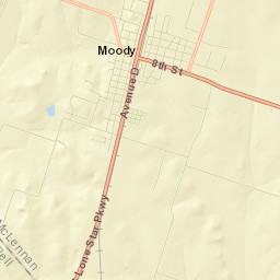 Moody Street Map