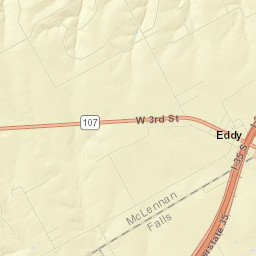 Bruceville-Eddy Street Map