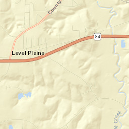 Level Plains Street Map