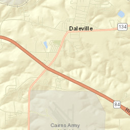 Daleville Street Map