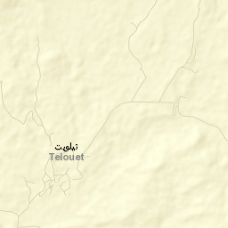Telouet Street Map