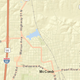 I-55 Summit MS 39666 America Street Map