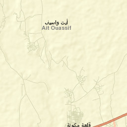 Kelaat Mgouna Street Map