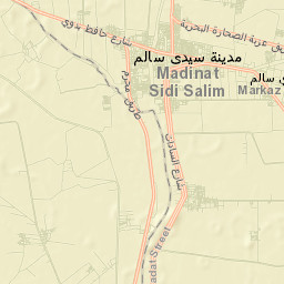 Sīdī Sālim Street Map