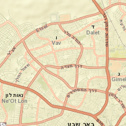 Beersheba Street Map
