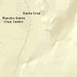 Santa Cruz Street Map