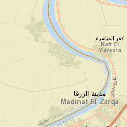 Az Zarqā Street Map