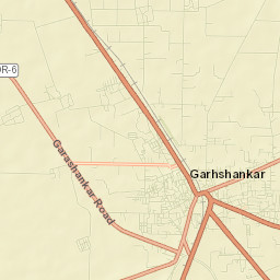 Garhshankar Street Map