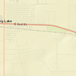 Big Lake Street Map