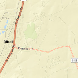 Diboll Street Map