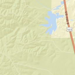 Rapides Parish Street Map