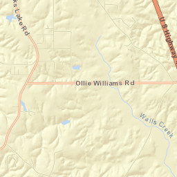 Forrest County Street Map