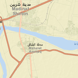 Shirbīn Street Map