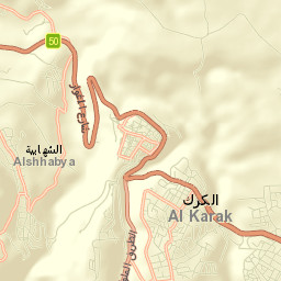 Qīr Moāv Street Map