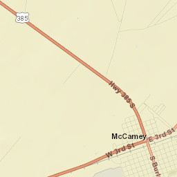 McCamey Street Map