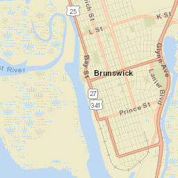 Brunswick Street Map