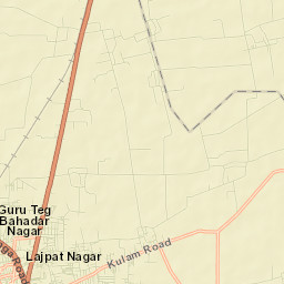 Shahid Bhagat Singh Nagar Street Map
